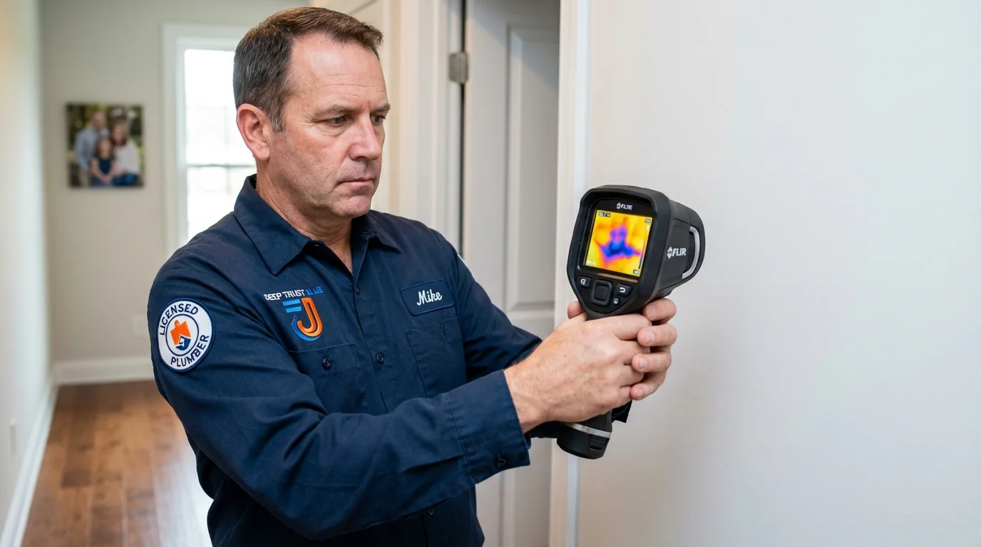 Thermal imaging leak detection by Johns Plumbing LLC in Lynwood